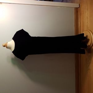 GAPkids Dress M 7-8 Black Velvet cap sleeve formal Maxi length